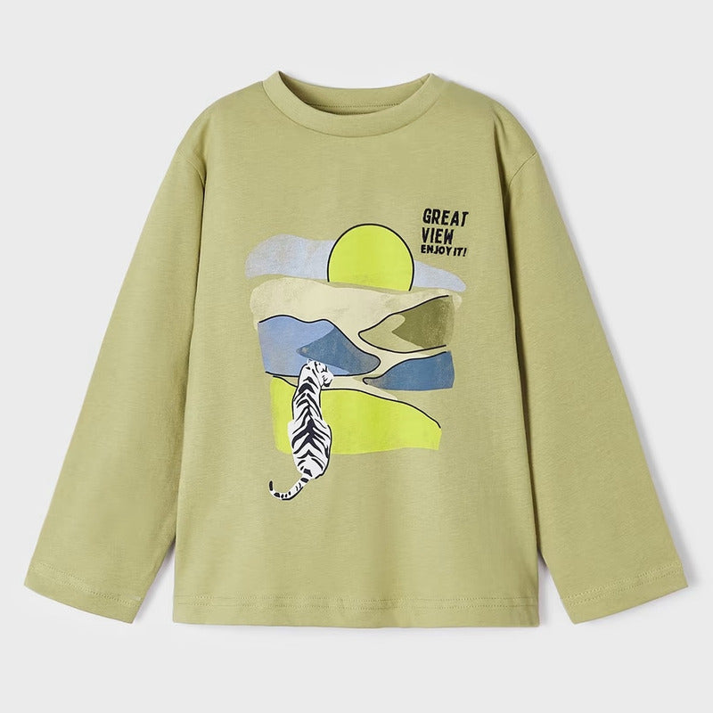 Playera De Niño Manga Larga Mod.3025 Marca Mayoral®