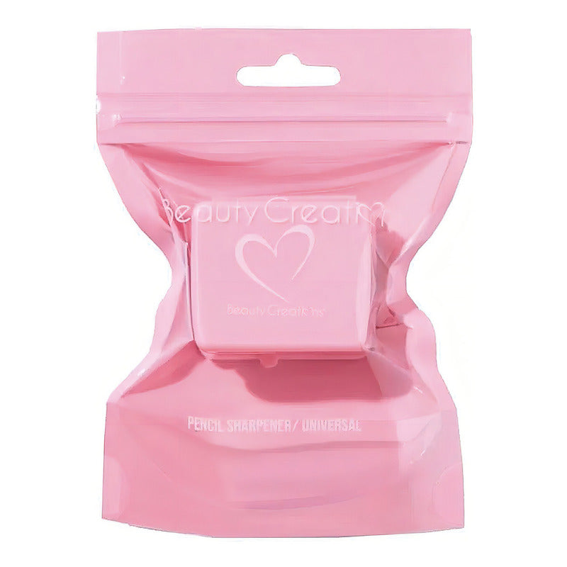 Sacapuntas Doble Con Tapa Para Maquillaje Beauty Creations Rosa