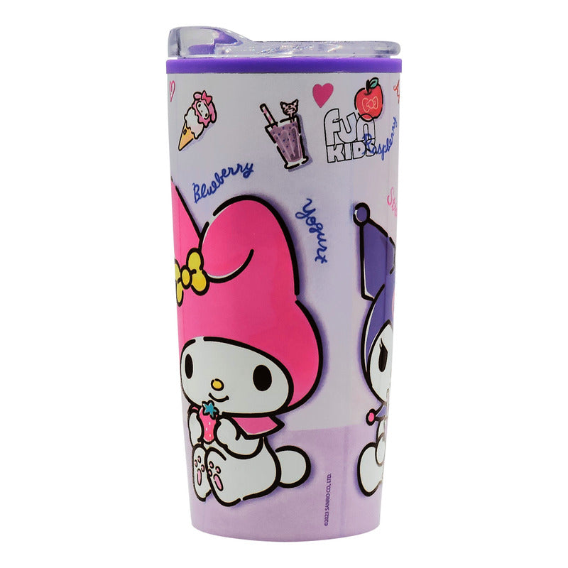 Vaso Termo Con Tapa 450ml Para Adulto Diseños Varios