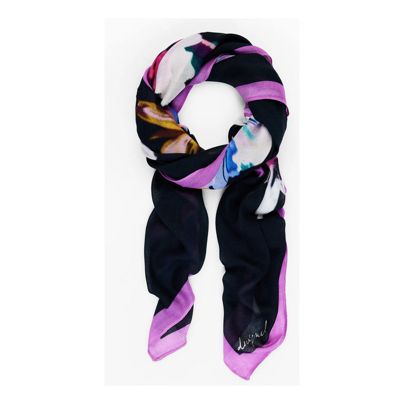 Chalina Ligera Suave Casual Para Mujer Marca Desigual® Multicolor 25wawa23/2000 Unitalla