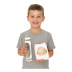 Set Para Bautizo Vela+concha+toalla+caja De Madera