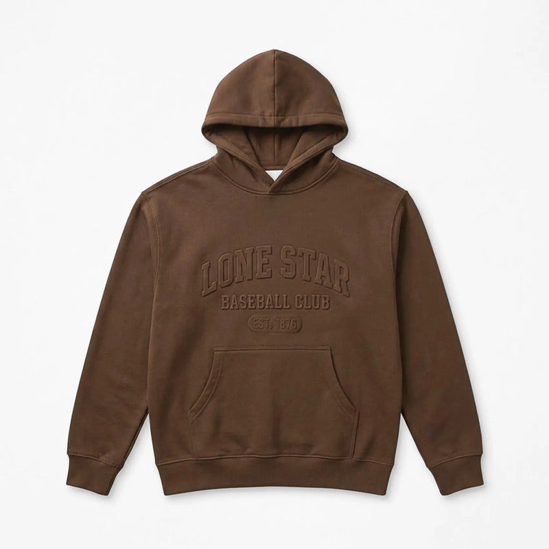 Sudadera Casual Para Hombre Mod. Cosv0316 Marca Lob® M Marrón Lisa