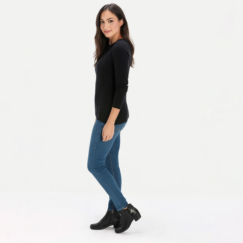 Botín Confort Cuña Para Mujer Mod.130004 Marca Flexi®