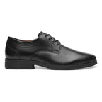 Zapato Derby Hombre Piel Semiformal Confort M.423201 Flexi® Negro Lisa 25,5 Mx