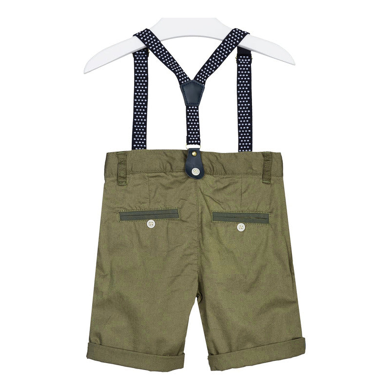 Bermuda Con Tirantes Para Niño Mod.215-9790al Marca Losan®