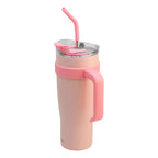 Termo Doble Pared Acero Inoxidable Con Asa/popote 1.2l Nuvó®