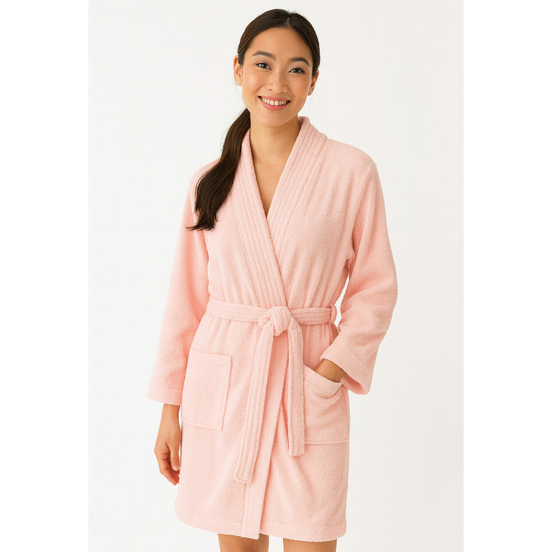 Bata De Baño Microfibra Unitalla Colores