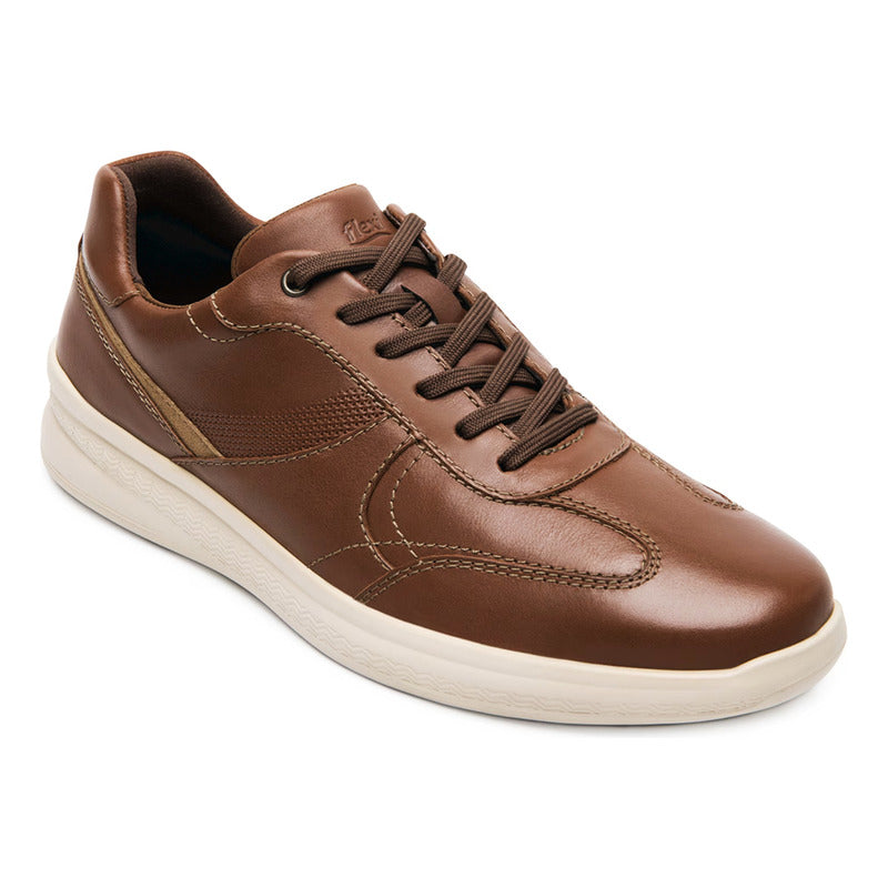 Zapato Oxford Casual Para Hombre Mod.408215 Marca Flexi®