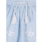 Falda Con Flores Bordadas Mod.016-7060al Marca Losan®