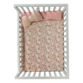 Cobertor Suave Ligero Para Cuna 1.00x0.74m Marca Vianney® Conejos 300 G Coral Claro