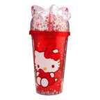 Vaso Con Popote Doble Pared Con Domo 500ml Diseños Animados