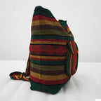 Mochila Artesanal Tejida Tipo Morral Con Bolsillo Frontal 10kg