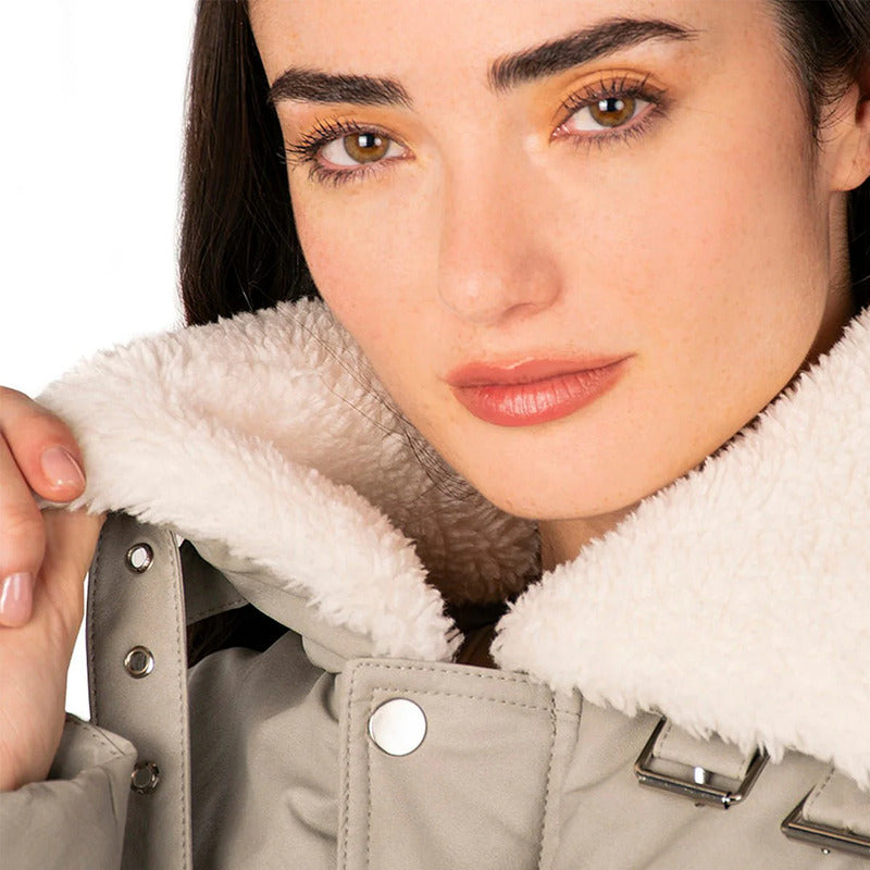 Chamarra Vinil Cuello De Peluche Dw86-vin7132 Greenlander®