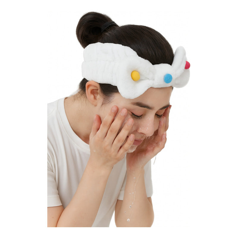Diadema Sujetador De Cabello Para Limpieza Facial Flori®