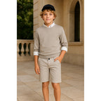 Bermuda De Vestir Para Niño Mod.6201 Marca Mayoral® Hueso Lisa 16 Años