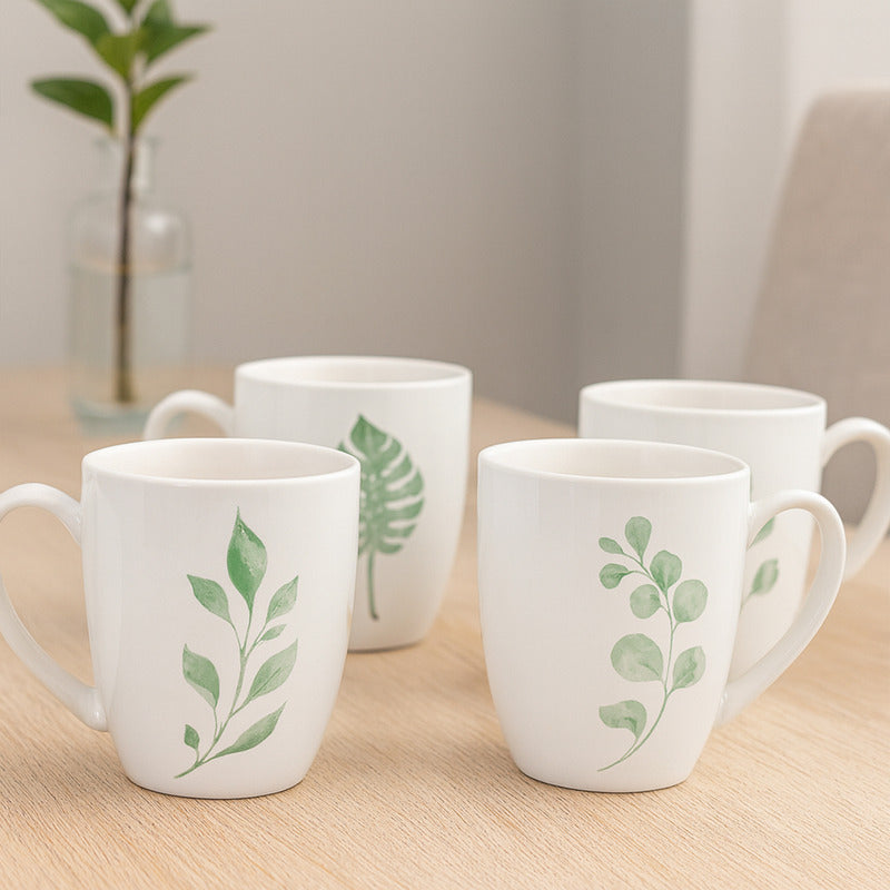 Vajilla Alemana De Porcelana Fina Botánica 16pz Kaiser® Blanco/azul