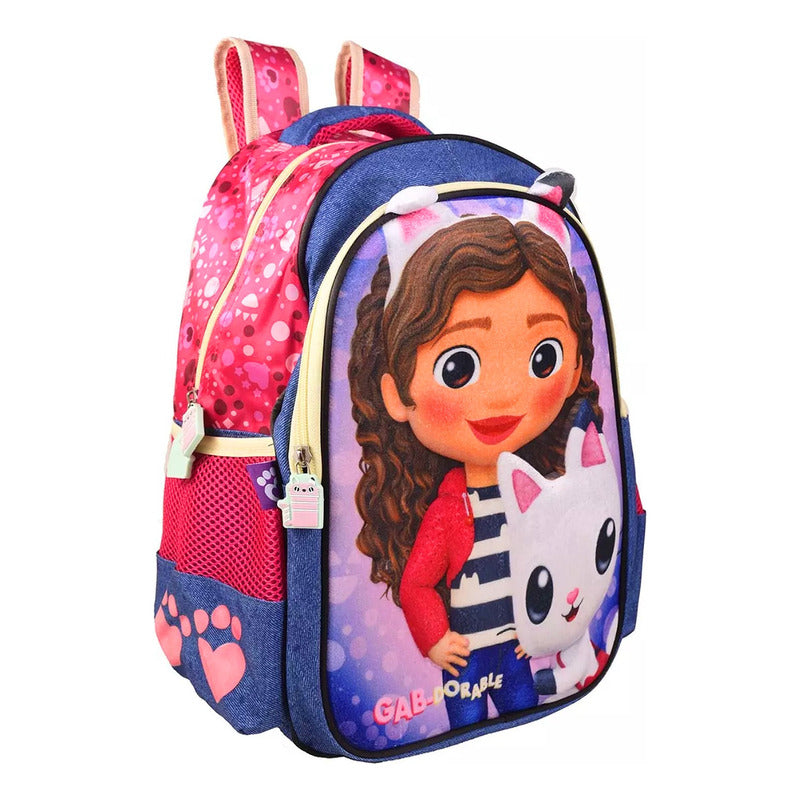 Mochila De Niña Primaria Gabby Dollhouse 3d Marca Fotorama® Multicolor Gabbys Dollhouse