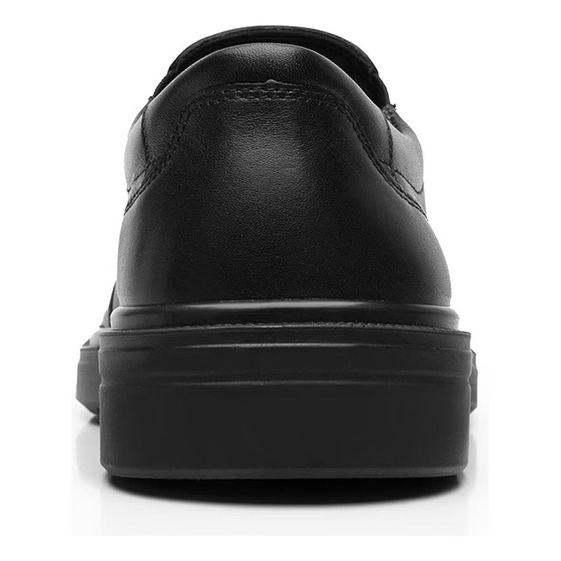 Zapato Casual Confort Para Hombre Mod.419602 Marca Flexi® Negro Lisa 26,5 Mx