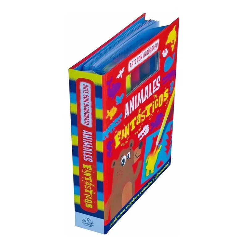 Libro Para Colorear De Animales Con Aerógrafo Para Niños