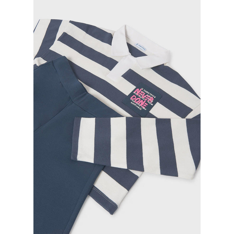 Conjunto Para Niña Pants+blusa Mod.7584 Marca Mayoral®