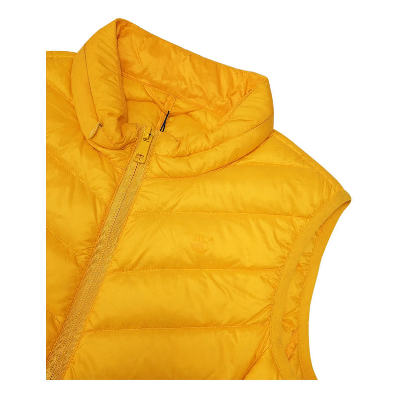 Chaleco Slim Fit Para Dama Mod.dw80-vpol8378 Greenlander® Amarillo Lisa Xg