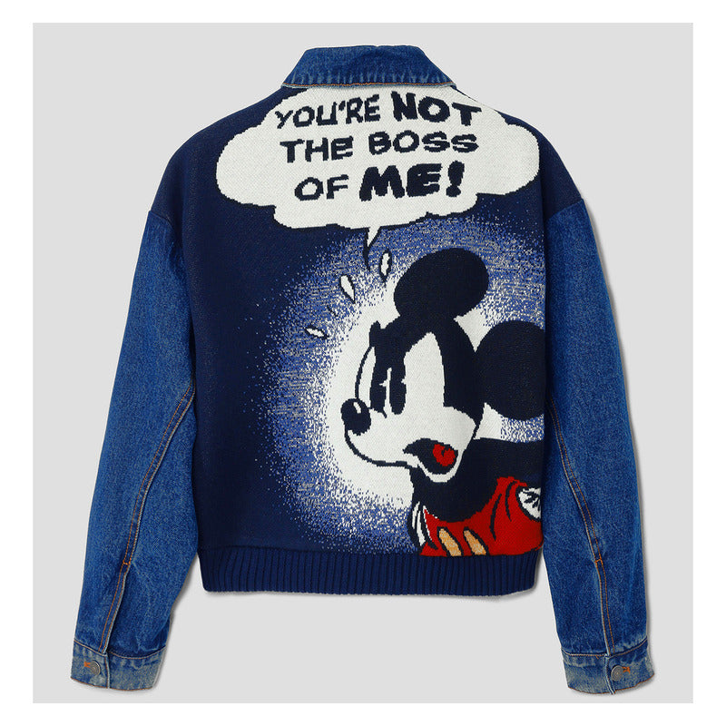 Chamarra De Mezclilla Bomber Bordada Para Dama Desigual®