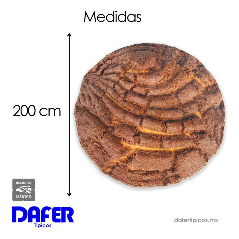 Frazada Divertida Circular Suave Marca Providencia® Marrón Concha Chocolate
