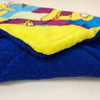 Cobertor Edredón Cunero Para Bebé 1.10mx1.40m Providencia® Diseño De La Tela Los Simpsons Multicolor