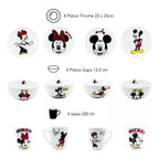 Vajilla Coleccionable De Porcelana 12pz Diseños Animados