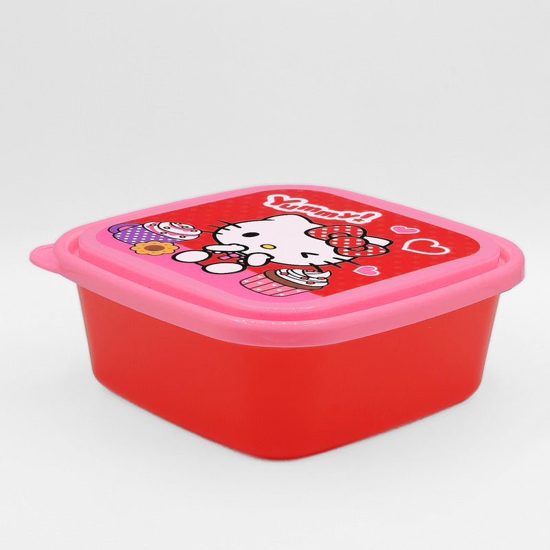 Recipiente Infantil Escolar Para Comida Diseños Varios