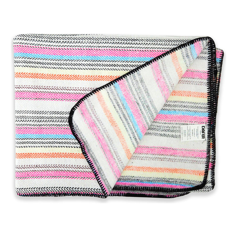 Frazada De Viaje Artesanal Con Almohada Set De Descanso