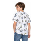 Playera Infantil Y Juvenil 6038 Marca Nukutavake Mayoral® Blanco Pelotas 18 Años Lisa