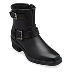 Botín Casual Sally Para Dama Mod. L1126182 Marca Levi's® Negro Lisa 23,5 Mx
