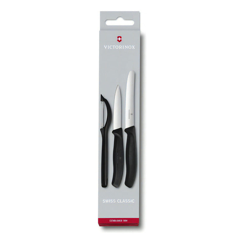 Juego De Cuchillos Y Pelador Mod.6.7113.31 Victorinox® Negro