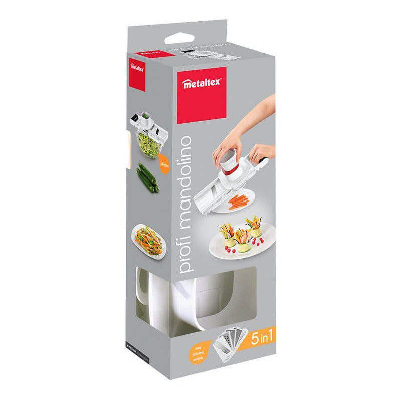 Rallador Multiusos Mandolino Profesional 5 En 1  Metaltex®