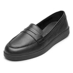 Mocasín Casual Con Comfort Twist Mujer 140601 Marca Flexi® Negro Lisa 25 Mx