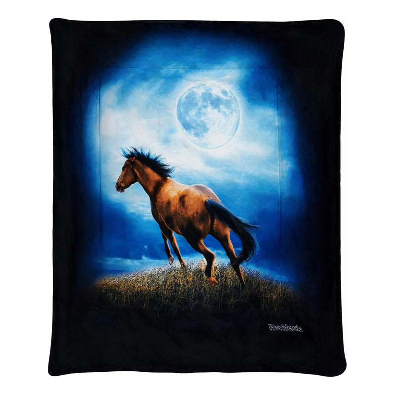 Edredón Borrega Soft Sobrecamero 2x2.20m Marca Providencia® Multicolor Mustang