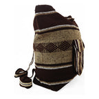 Mochila Artesanal Tejida Tipo Morral Con Bolsillo Frontal 10kg