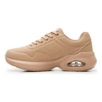 Tenis Con Cápsula De Aire Para Dama Mod.131501 Marca Flexi® Marrón Lisa 23 Mx