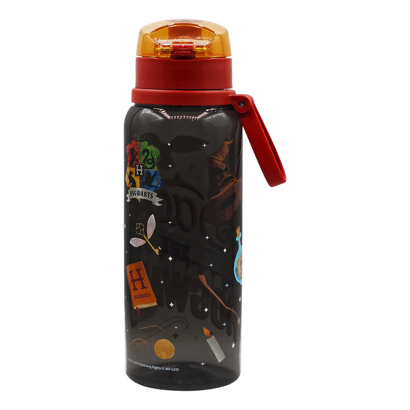 Botella De Agua Ligera Con Asa 900ml Diseños Animados