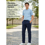 Pantalón Juvenil Para Hombre Mod.530 Marca Mayoral® Azul Marino Liso 16