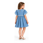 Vestido Con Detalles Bordados Para Niña 3927 Marca Mayoral® Medio Lisa 2 Años