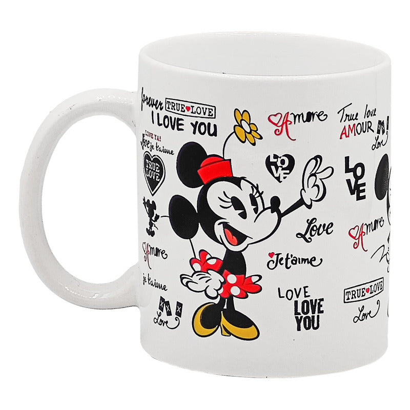 Taza Tarro De Cerámica Animado 340 Ml Diseños Varios