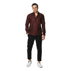 Camisa De Hombre Cuello Mao Mod.b31302 Marca Bobois®