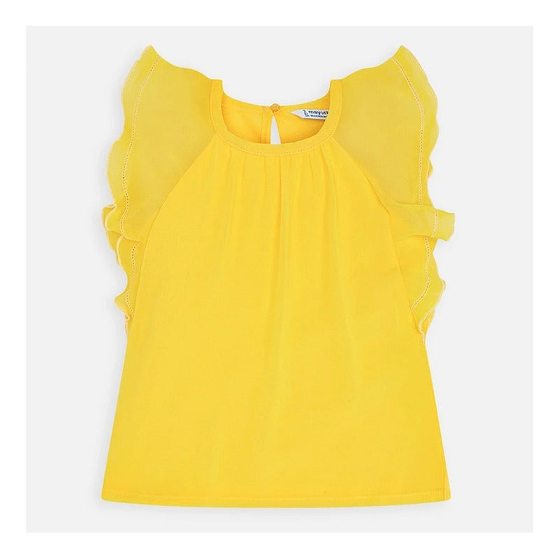 Blusa Casual De Niña Cute Mod. 3014 Marca Mayoral ®