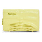 Cartera Con Fruncido Para Mujer Mod.26sayp Desigual® Amarillo Liso