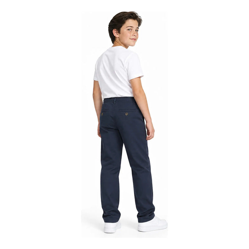 Pantalon Relaxed Infantil Y Juvenil 6564 Nukutavake Mayoral® Marino Lisa 8 Años