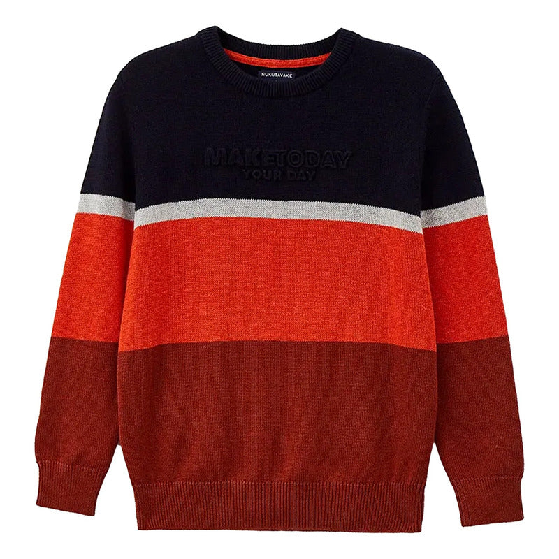 Sueter Para Niño Mod.7364 Oxido Marca Mayoral® Oxido Geométrico 18 Años