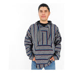 Suéter Poncho Canguro Artesanal Hoodie Acrilico Colores