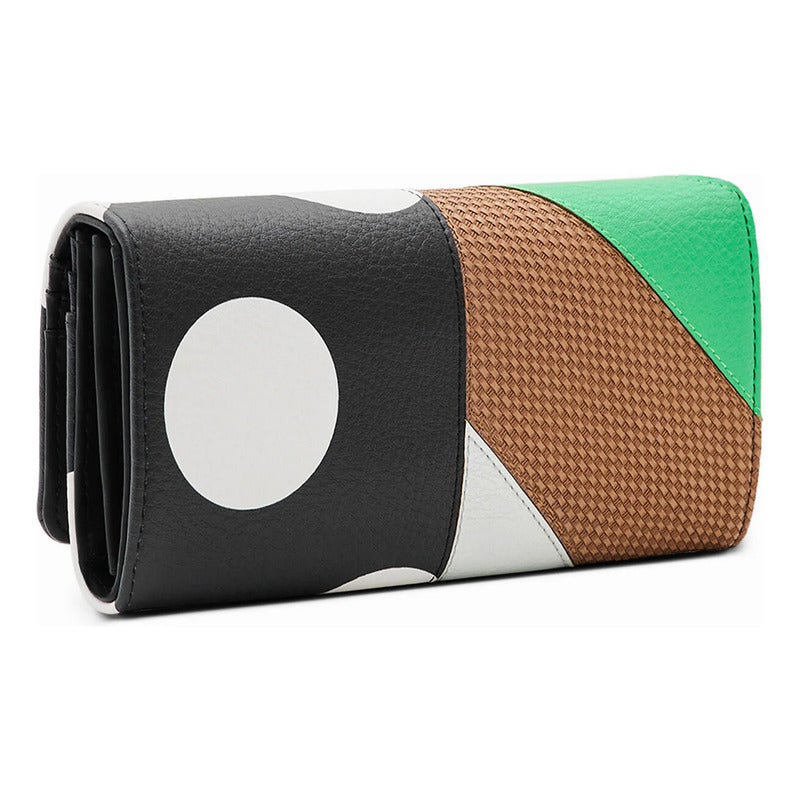 Cartera Para Mujer Mod. 23sayp23/2000 Marca Desigual® Multicolor Geométrico